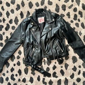 Levi’s Faux Leather Moto Jacket | Size Small